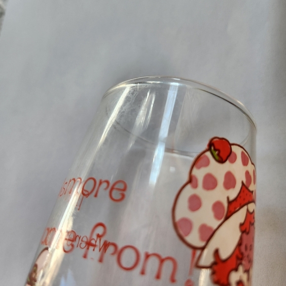 Vintage 1980s Strawberry Shortcake Drinking Glasses Set Of 3 - Picture 5 of 5